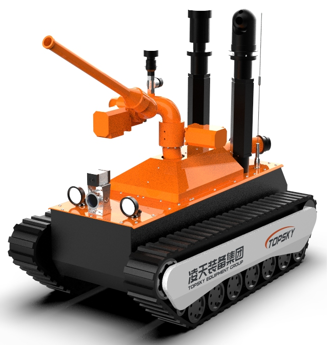 消防干粉滅火機(jī)器人【電動(dòng)】 （第3代，語(yǔ)音控制+輕量化+干粉滅火）