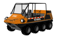 中小型水陸兩棲救援車(chē)（8×8，64KW，原地轉(zhuǎn)向）
