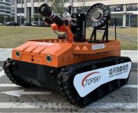 防爆消防滅火排煙偵察機(jī)器人（中型，第11代，語音控制+跟隨功能+5G控制+水炮跟蹤火焰+野外導(dǎo)航)