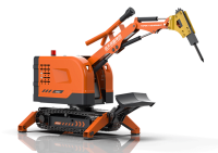 破拆機(jī)器人（音視頻傳輸、環(huán)境氣體探測+配備破碎錘、圓盤鋸、液壓剪、夾抓裝置等屬具，具有破拆、切割、剪切、抓取等功能）